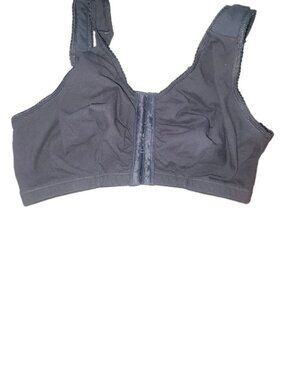 Leading Lady Cotton Front-Closure Leisure Bra *Sz 36F/G/H*